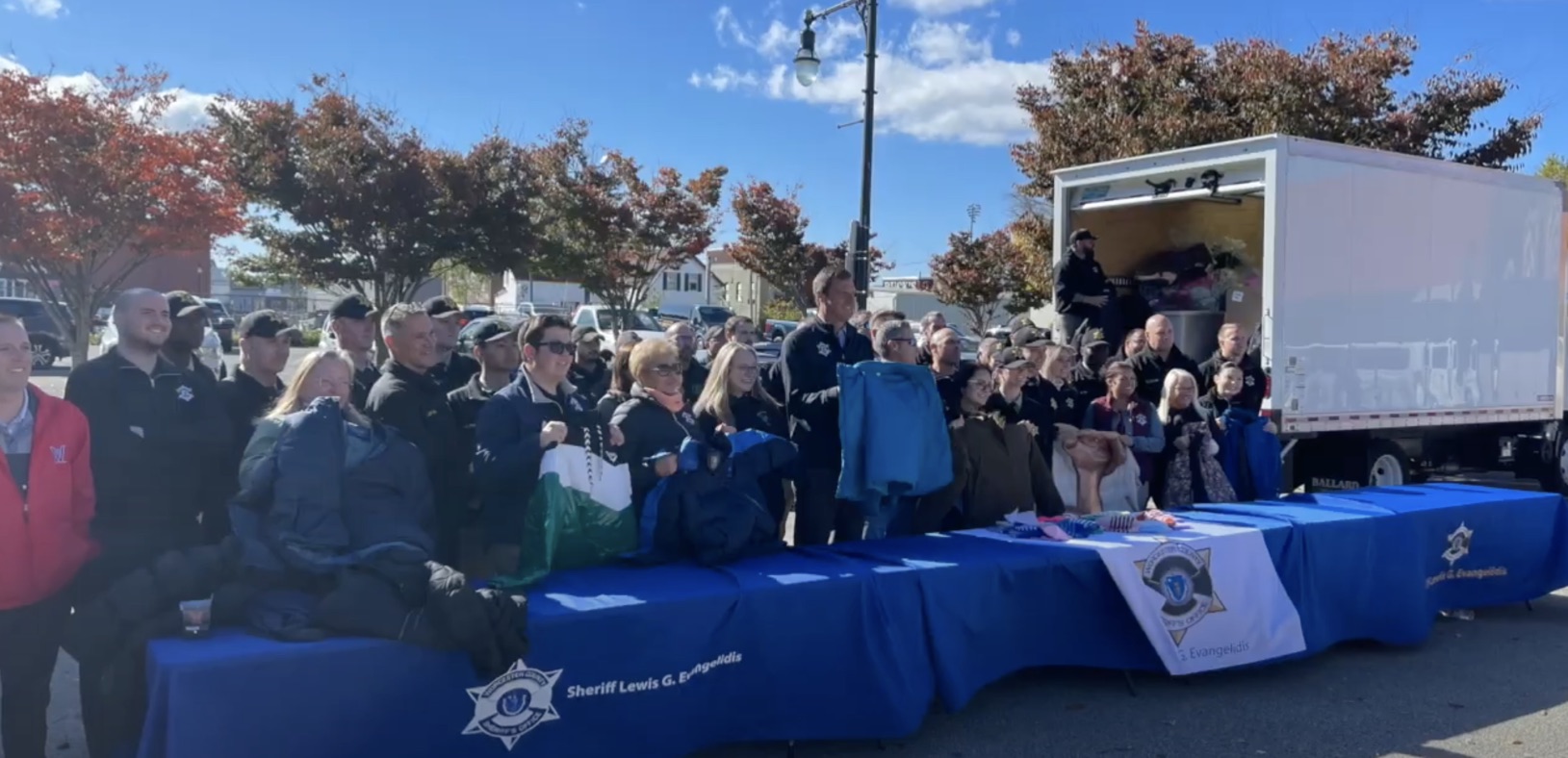 coat drive st john food for poor worcester sheriff