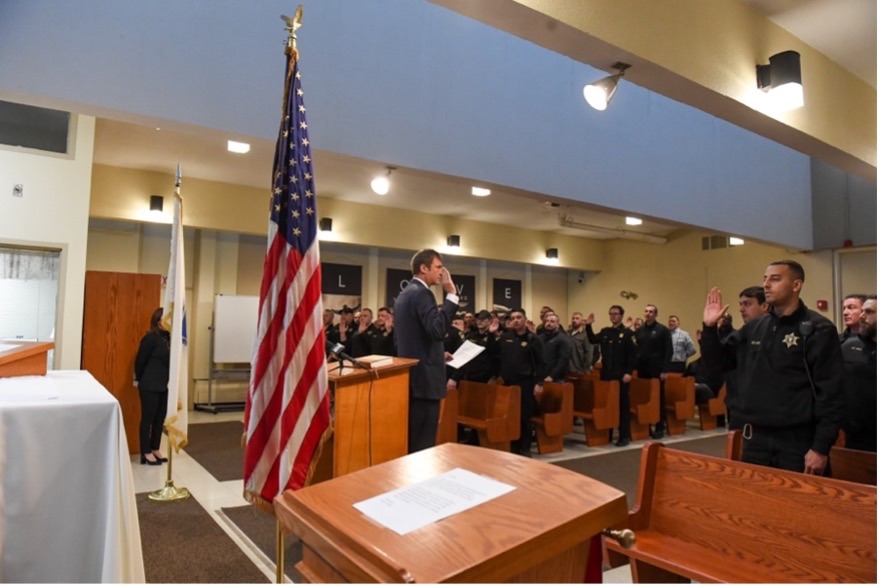 sheriff lew evangelidis oath employees deputizing