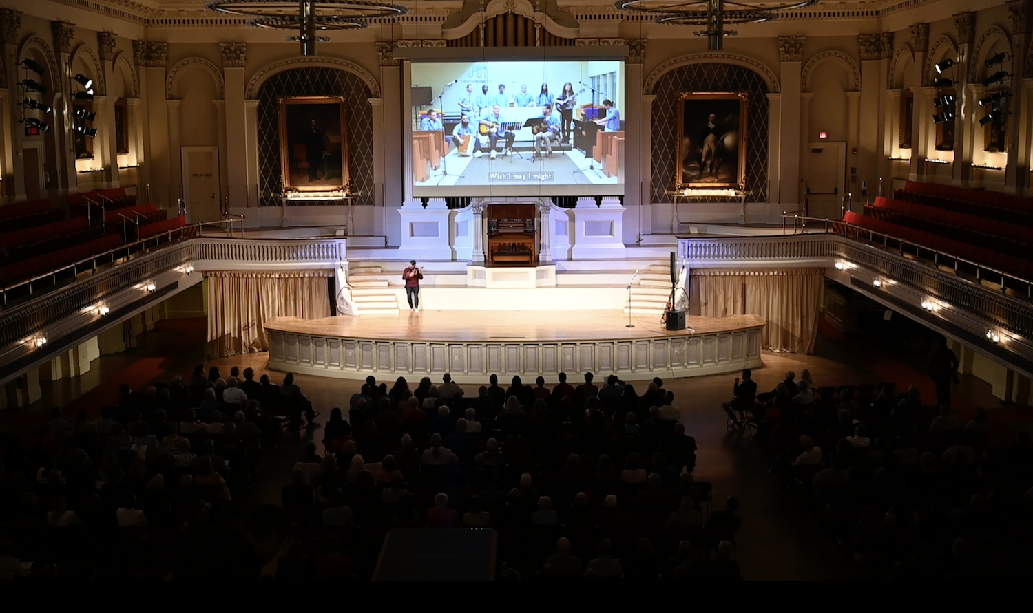 WCSO OpporTUNEity group live streamed into Mechanics Hall